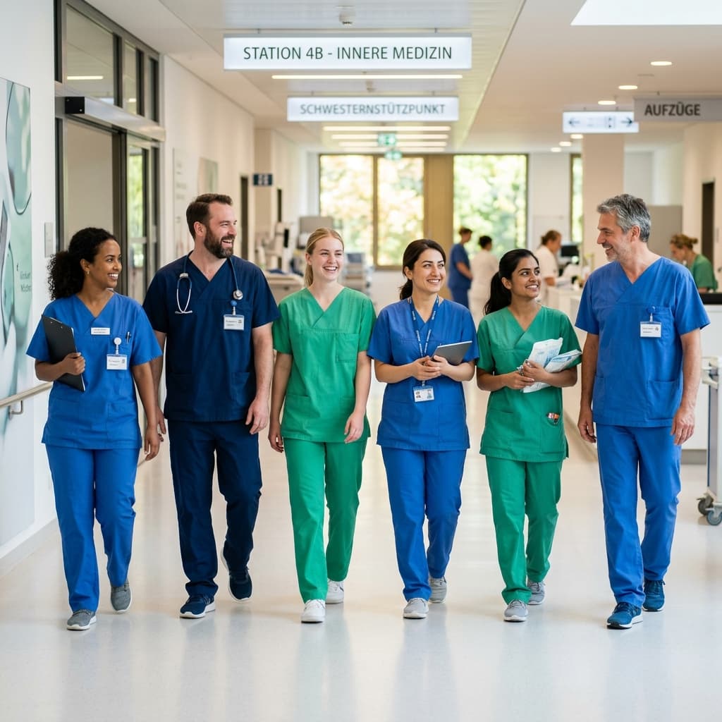 Modernes Pflegepersonal